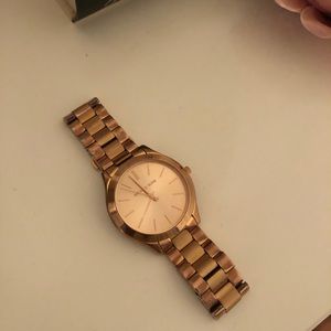 Michael Kors rose gold watch